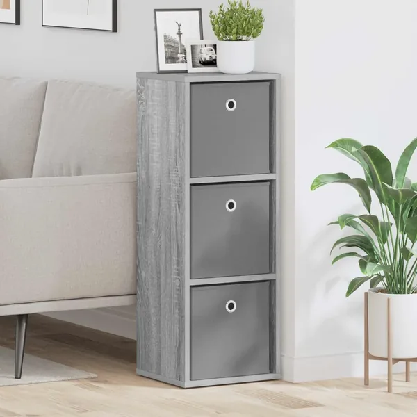 Buffet avec tiroir Gris Sonoma 30,5 x 27 x 84,5 cm