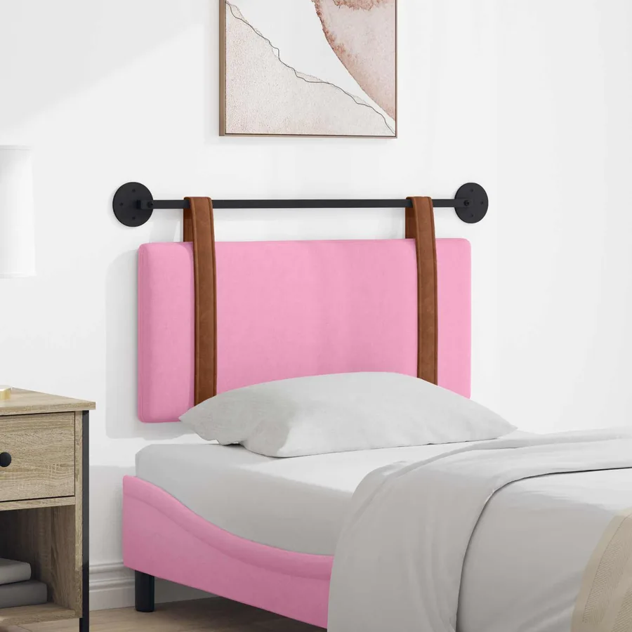 Tête de lit suspendue Rose PU antique