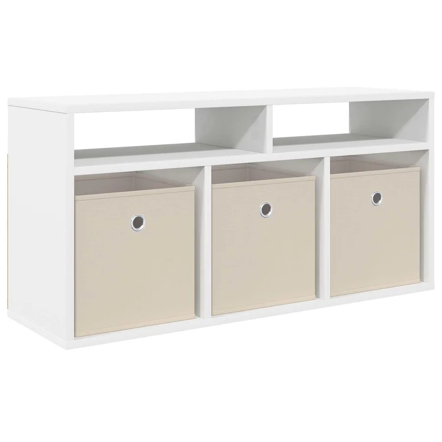 Basboard avec tiroir Blanc 87 x 27,5 x 43 cm - 2