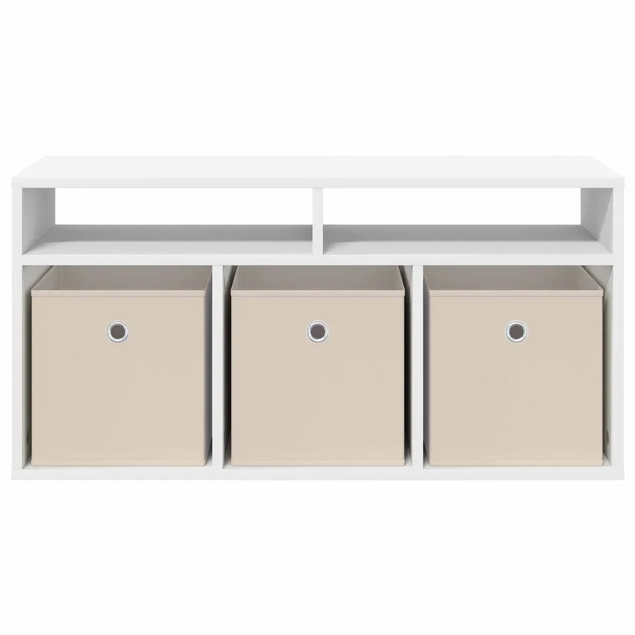 Basboard avec tiroir Blanc 87 x 27,5 x 43 cm - 6