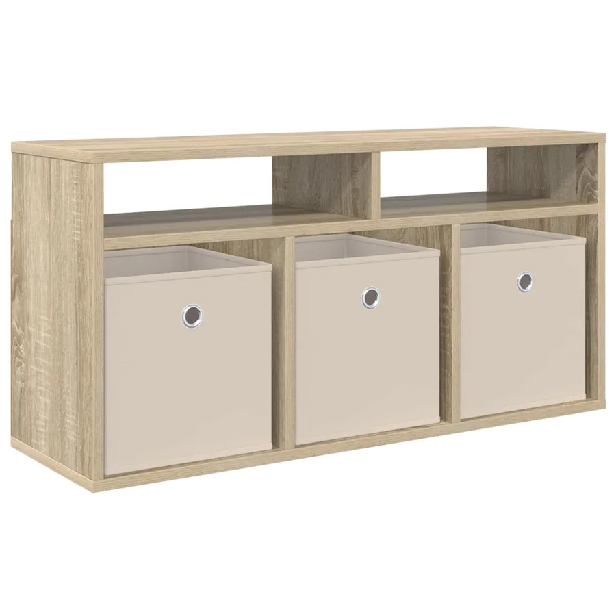 Basboard avec tiroir Chêne Sonoma 87 x 27,5 x 43 cm - 2