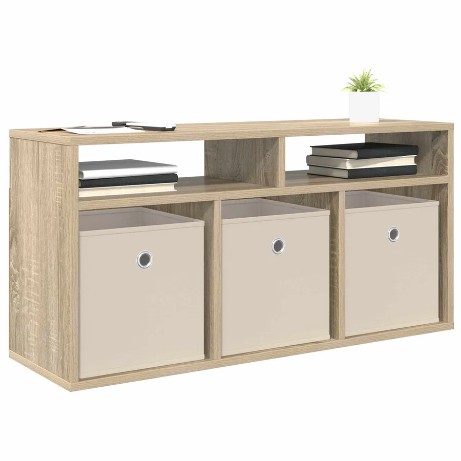 Basboard avec tiroir Chêne Sonoma 87 x 27,5 x 43 cm - 3