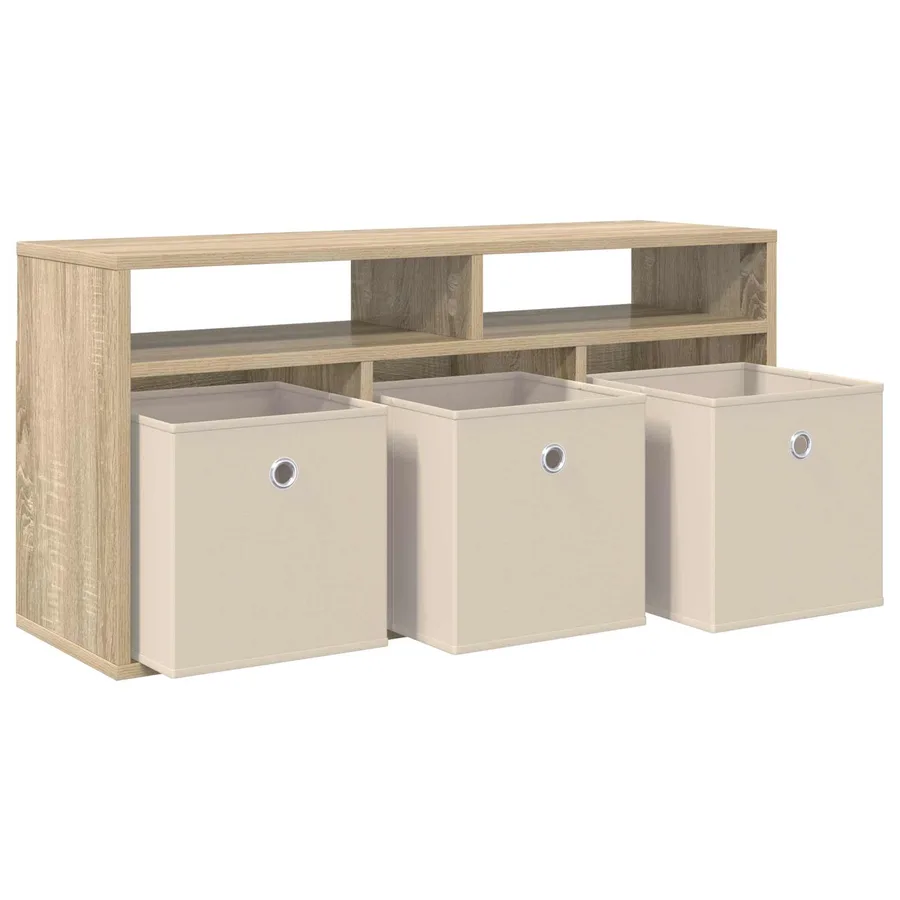 Basboard avec tiroir Chêne Sonoma 87 x 27,5 x 43 cm - 5