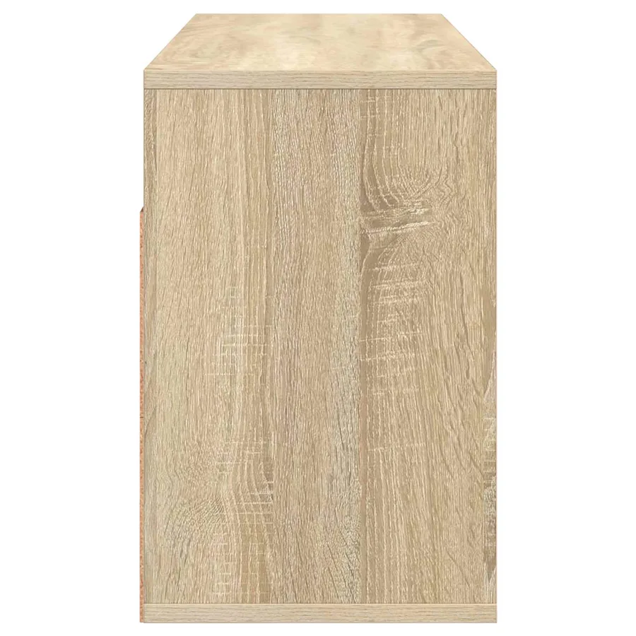 Basboard avec tiroir Chêne Sonoma 87 x 27,5 x 43 cm - 7