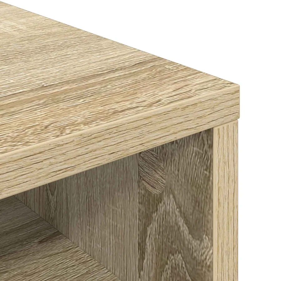 Basboard avec tiroir Chêne Sonoma 87 x 27,5 x 43 cm - 9