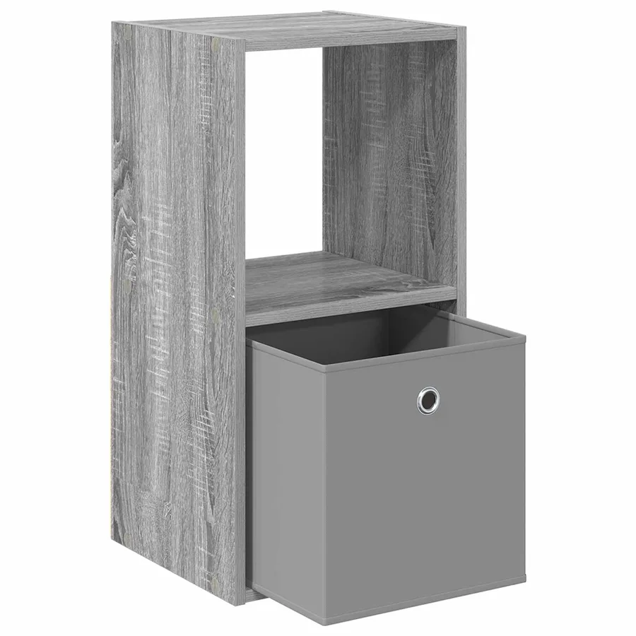 Table de chevet Gris Sonoma 35 x 32 x 68,5 cm Bois d'ingénierie - 5