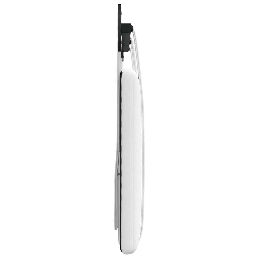 Tête de lit suspendue Blanc Tissu - 6
