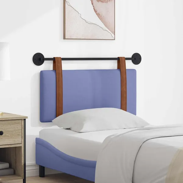Tête de lit suspendue Bleu denim PU antique