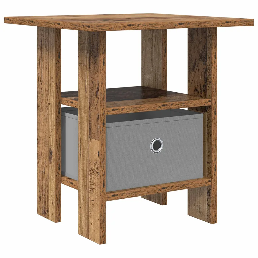 Table de chevet Bois ancien 41 x 40 x 45 cm Bois d'ingénierie - 2
