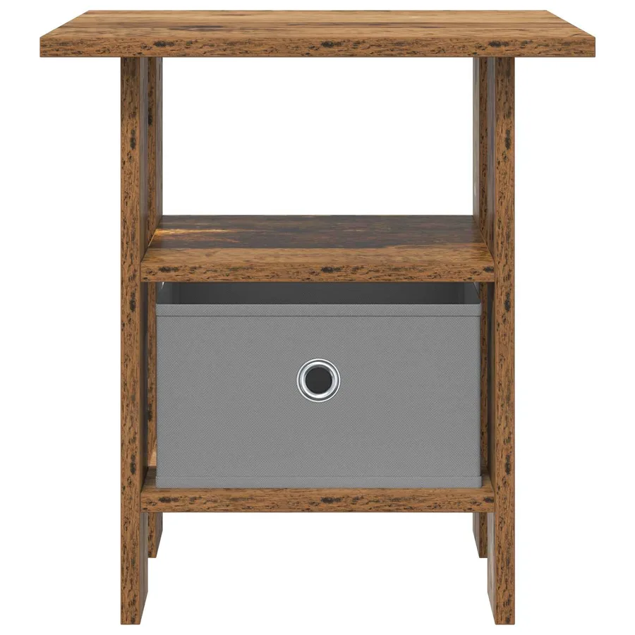 Table de chevet Bois ancien 41 x 40 x 45 cm Bois d'ingénierie - 6