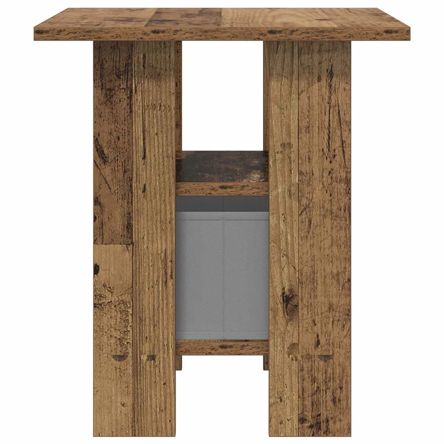 Table de chevet Bois ancien 41 x 40 x 45 cm Bois d'ingénierie - 7