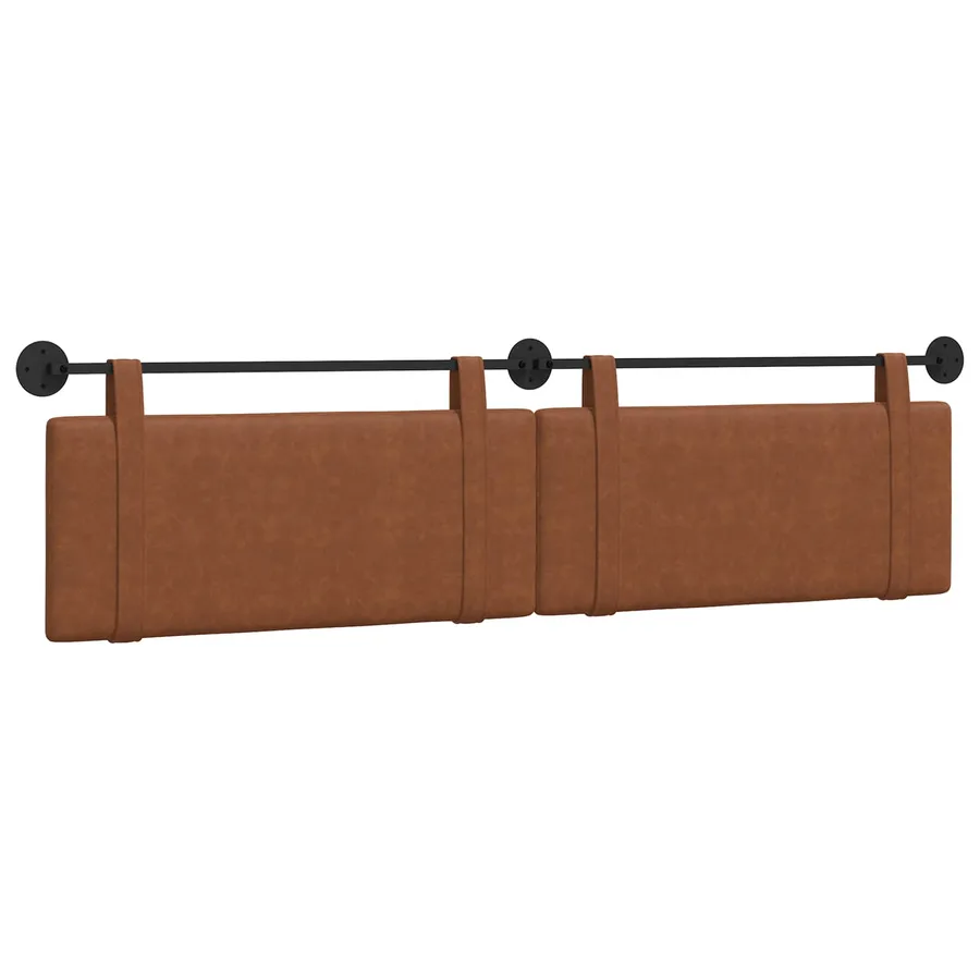 Tête de lit suspendue Marron PU antique - 2
