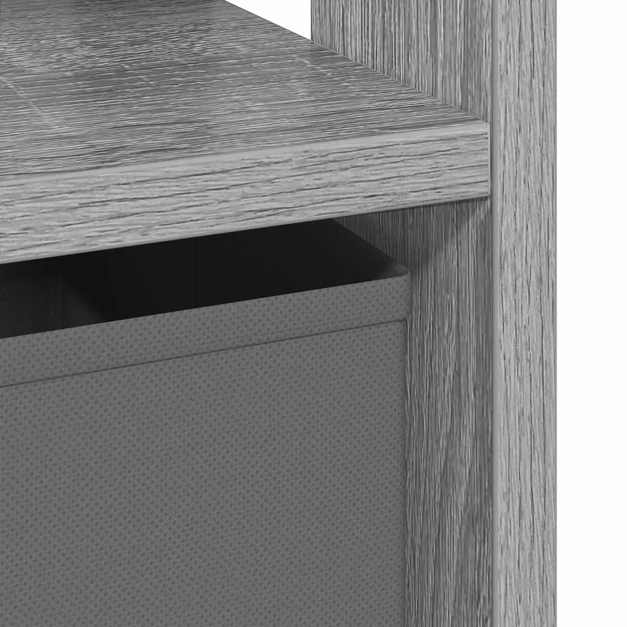Table de chevet Gris Sonoma 41 x 40 x 45 cm Bois d'ingénierie - 10