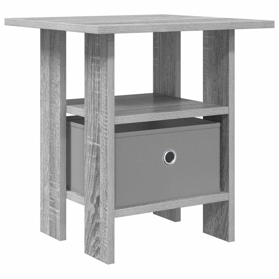 Table de chevet Gris Sonoma 41 x 40 x 45 cm Bois d'ingénierie - 2