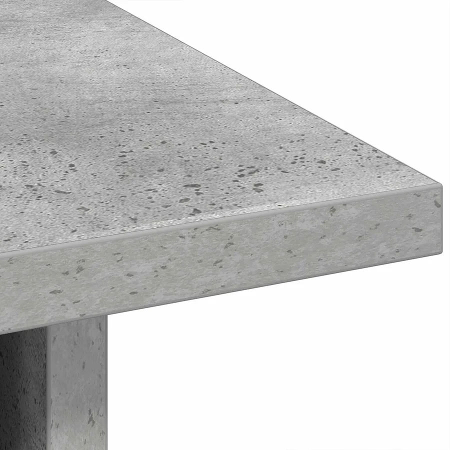 Table de chevet Gris béton 41 x 40 x 45 cm Bois d'ingénierie - 9