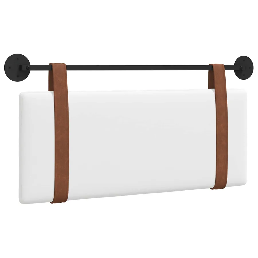Tête de lit suspendue Blanc PU antique - 2