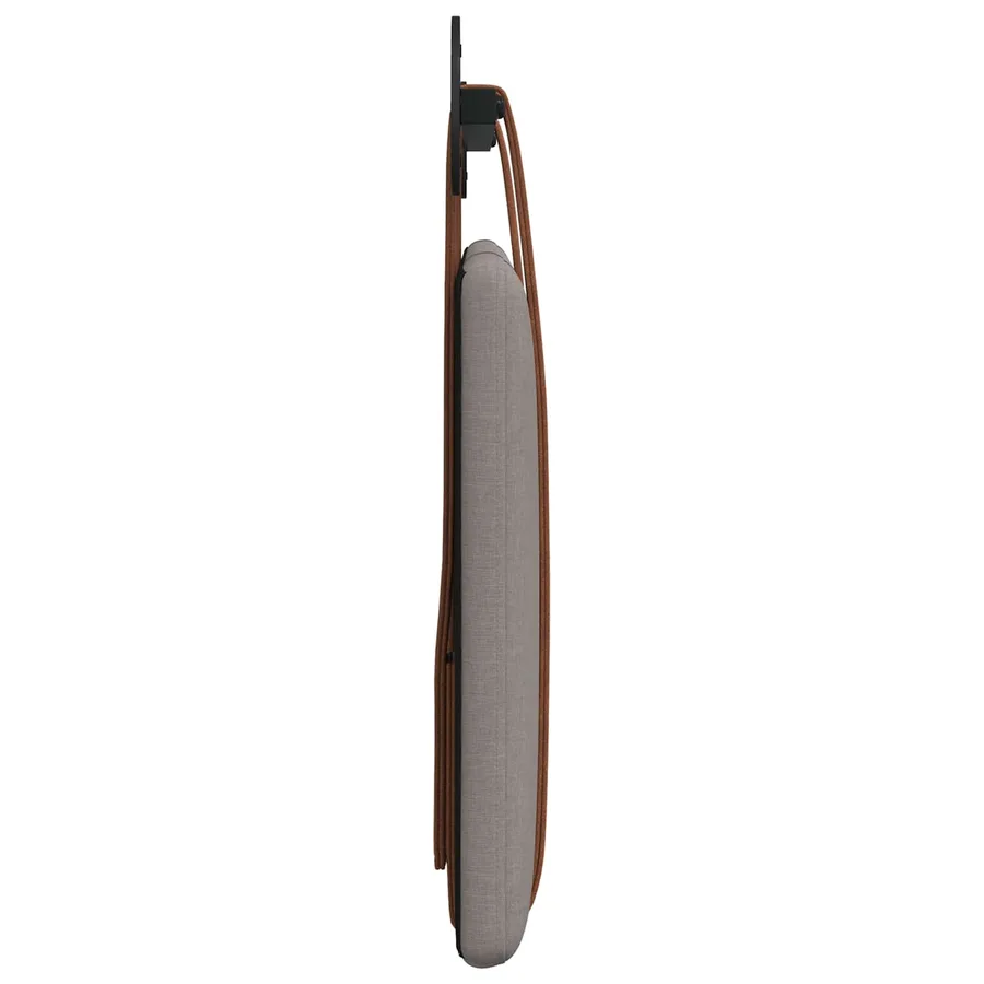 Tête de lit suspendue Taupe PU antique - 6