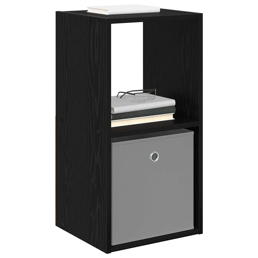 Table de chevet avec tiroir 2 pcs Chêne noir 35 x 32 x 68,5 cm - 3