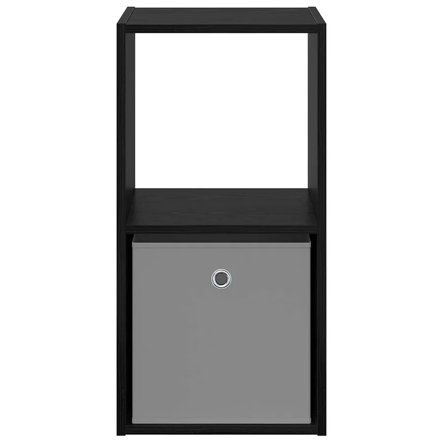 Table de chevet avec tiroir 2 pcs Chêne noir 35 x 32 x 68,5 cm - 6