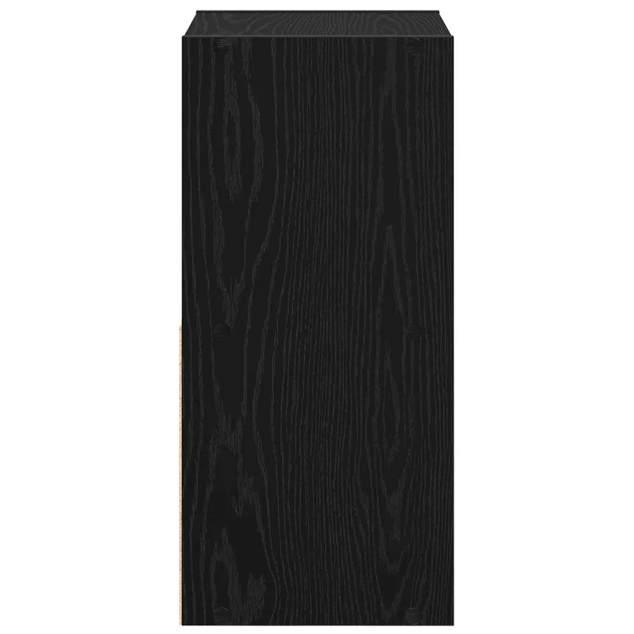 Table de chevet avec tiroir 2 pcs Chêne noir 35 x 32 x 68,5 cm - 7