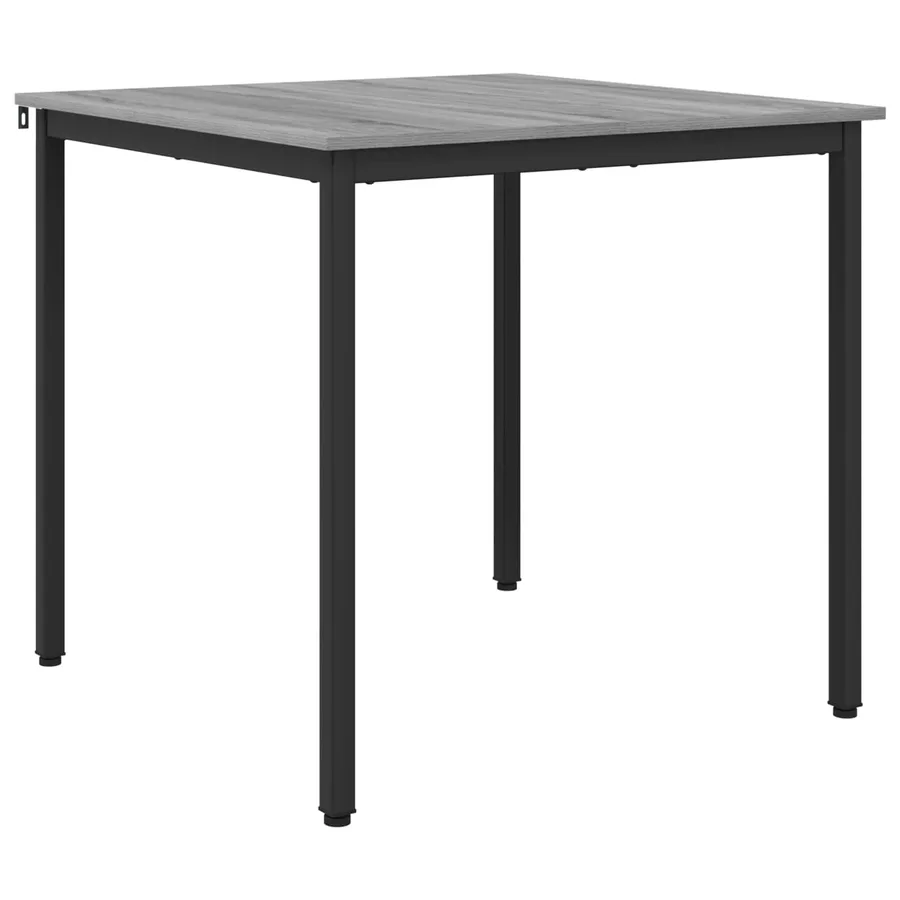 Table de salle à manger / Table de repas 80 x 80 x 75 cm MÉTAL - 2