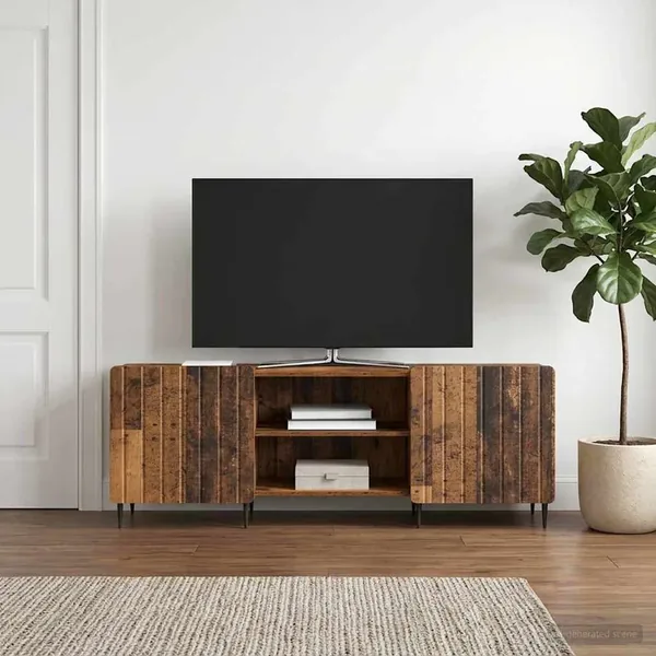 Meuble TV Bois ancien 150 x 31 x 52 cm Bois d'ingénierie