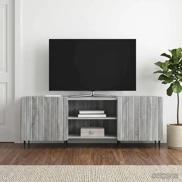 Meuble TV Sonoma gris 150 x 31 x 52 cm Bois d'ingénierie