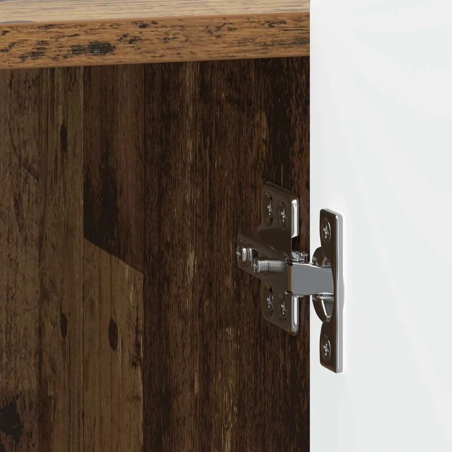 Cabinet de chevet 2 pcs Bois ancien 43 x 34,5 x 52 cm - 11