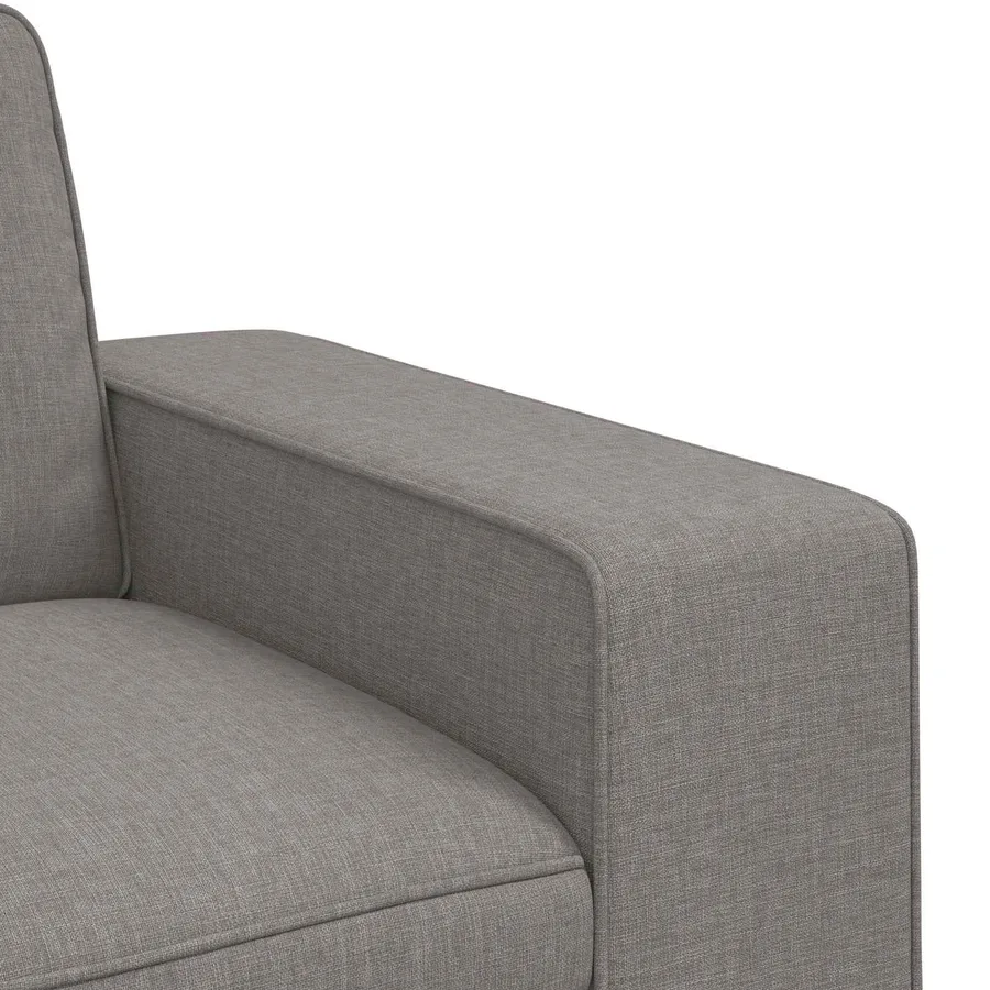 Ensemble de Canapés 2 pcs Taupe 162 x 80 x 82 cm tissu - 7