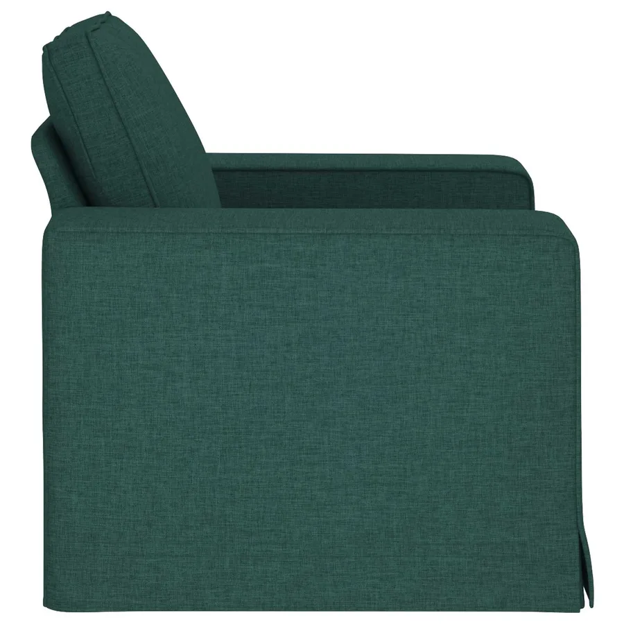 Canapé Vert foncé 103 x 80 x 82 cm tissu - 5