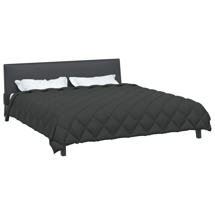 Duvet d'hiver Anthracite 200 x 220 cm Microfibre - 3