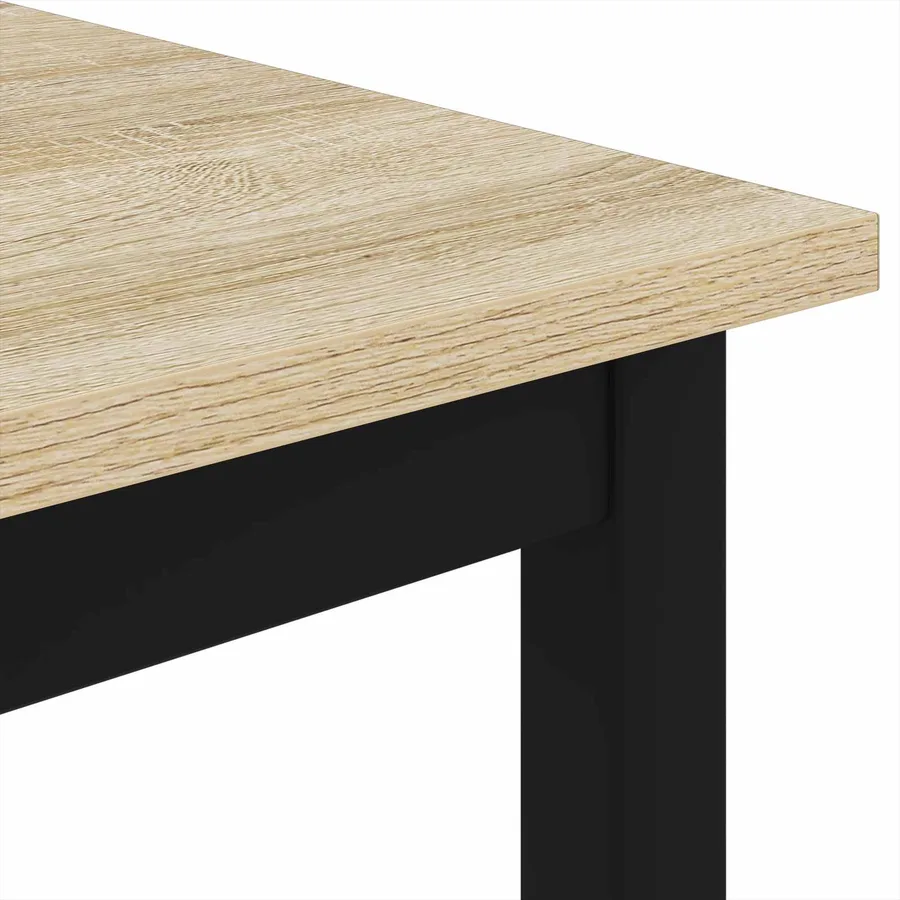 Table basse Sonoma 100 x 100 x 45 cm Bois d'ingénierie - 7
