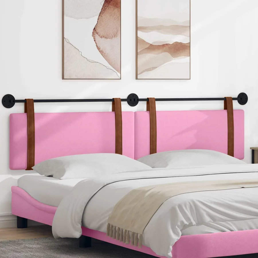 Tête de lit suspendue Rose PU antique