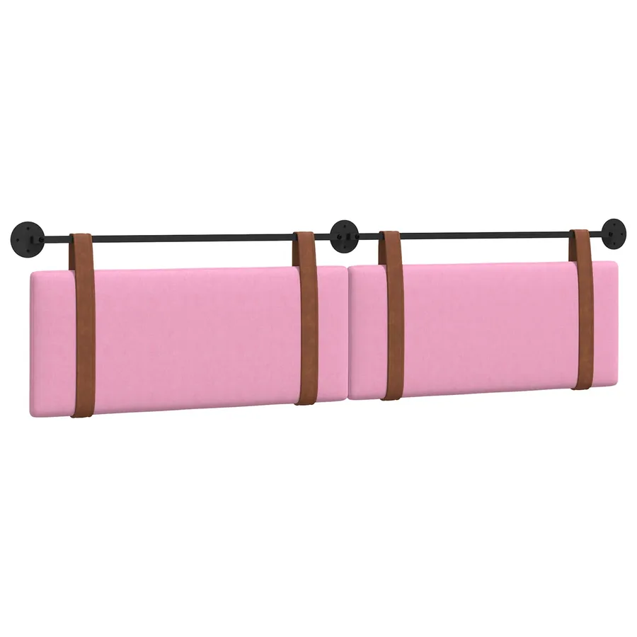 Tête de lit suspendue Rose PU antique - 2