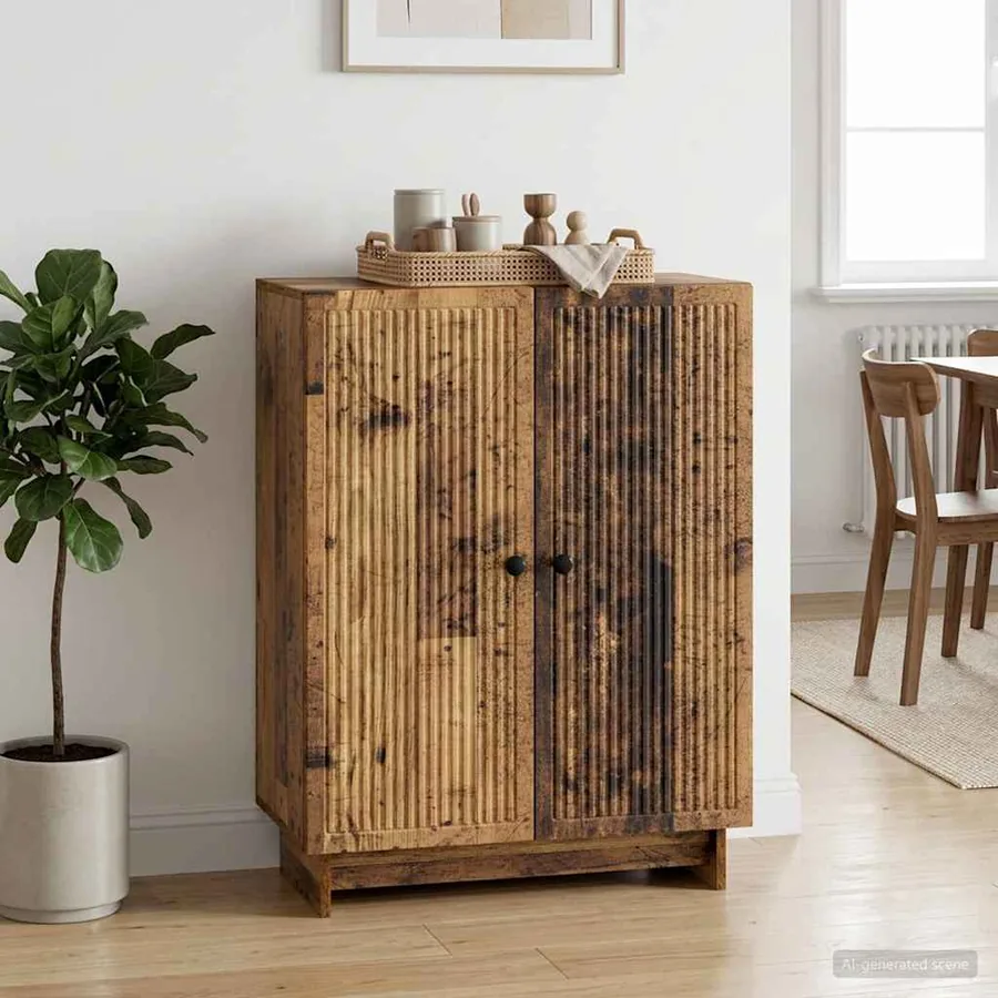 Buffet Bois ancien 66 x 34,5 x 90 cm Bois d'ingénierie
