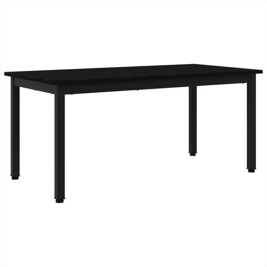 Table basse Chêne noir 100 x 50 x 45 cm Bois d'ingénierie - 2