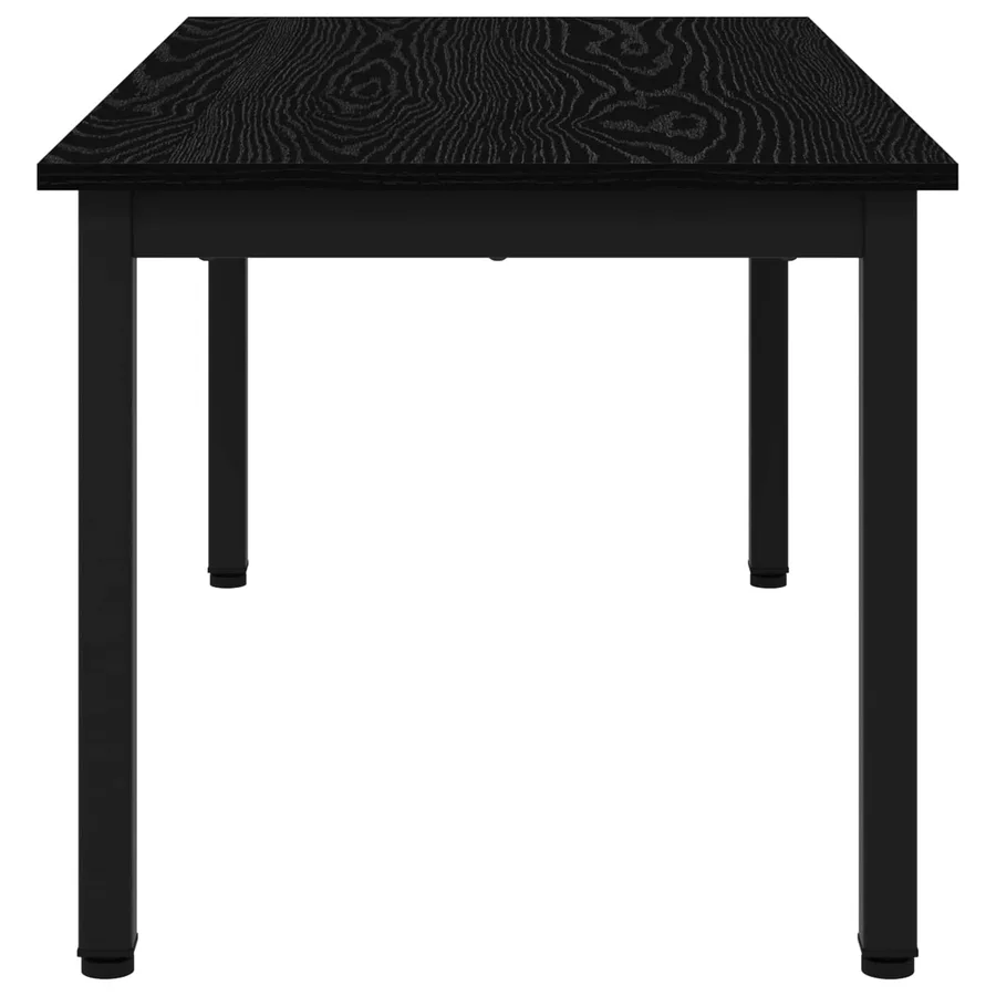 Table basse Chêne noir 100 x 50 x 45 cm Bois d'ingénierie - 6