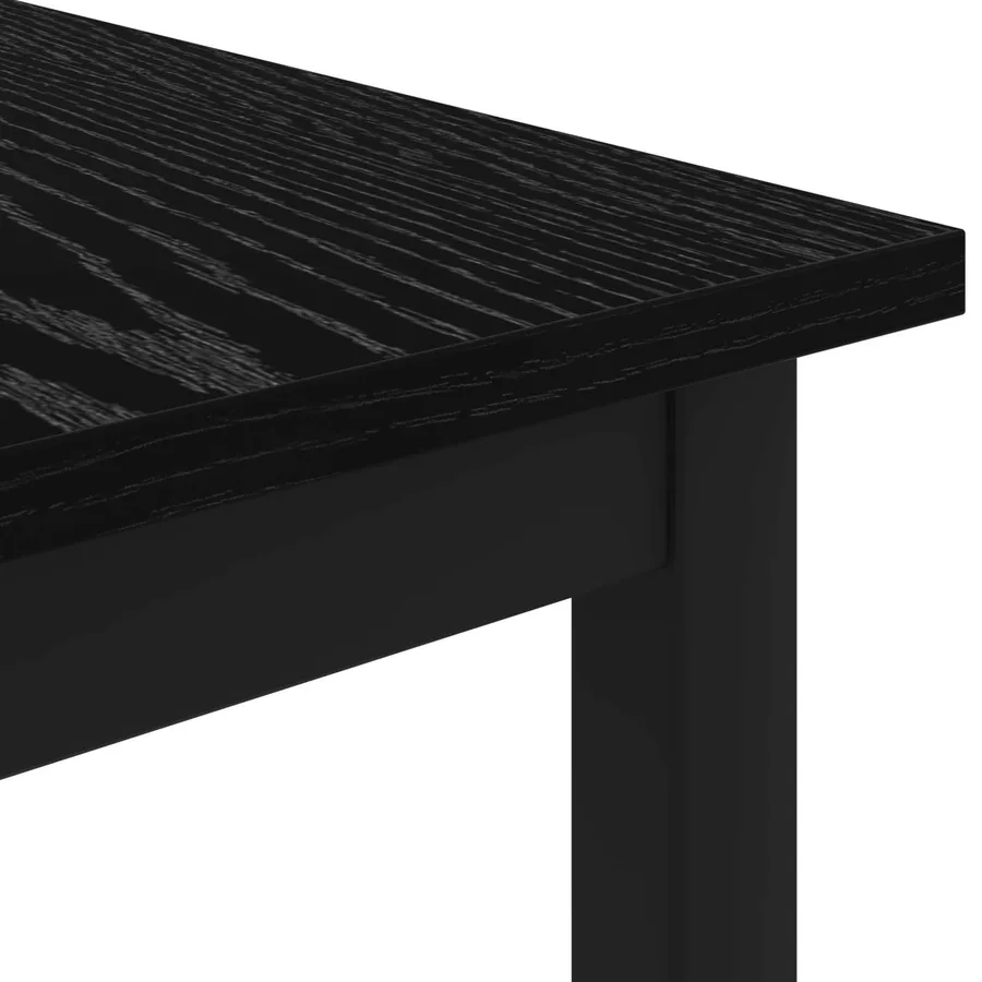 Table basse Chêne noir 100 x 50 x 45 cm Bois d'ingénierie - 7