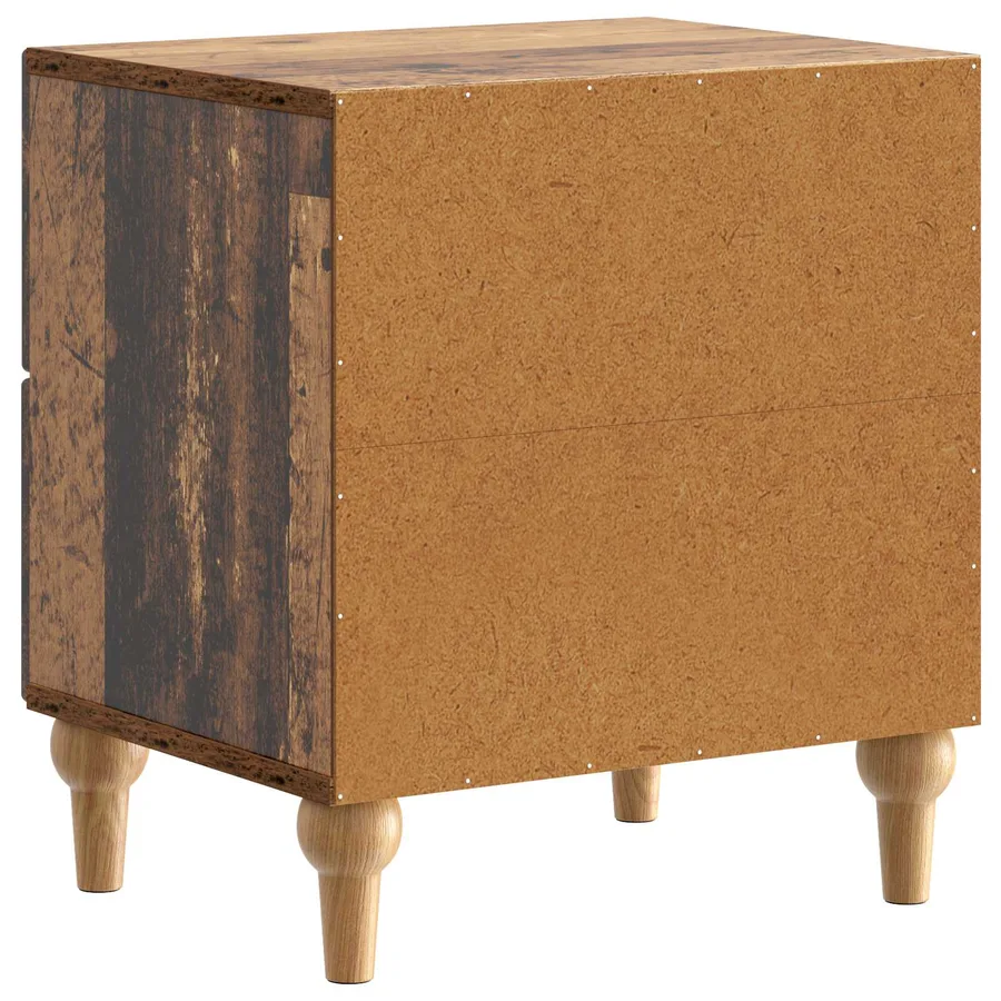 Cabinet de chevet 2 pcs Bois ancien 43 x 34,5 x 48 cm - 9
