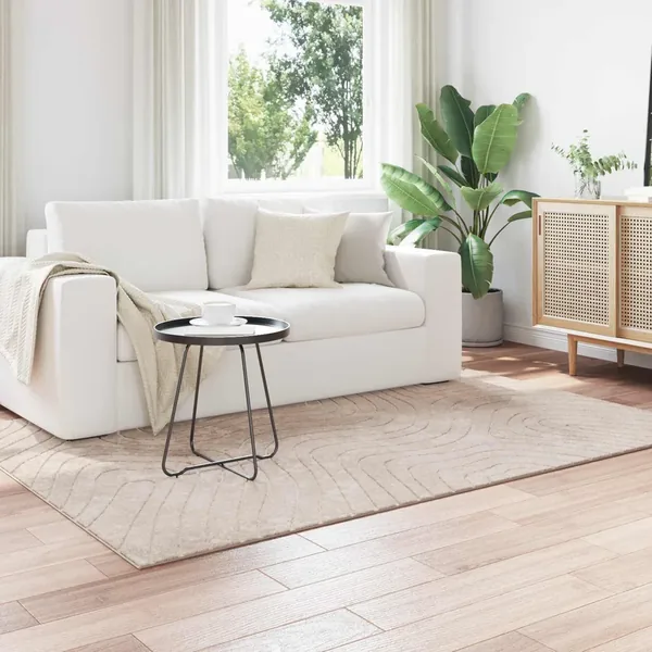 Tapis de surface PALMERAS Beige 120 x 170 cm Polyester