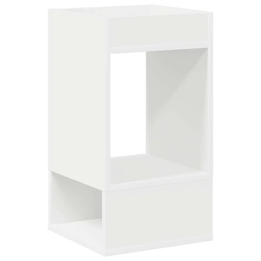 Table d'appoint Blanc 30 x 30 x 56 cm Bois d'ingénierie - 2