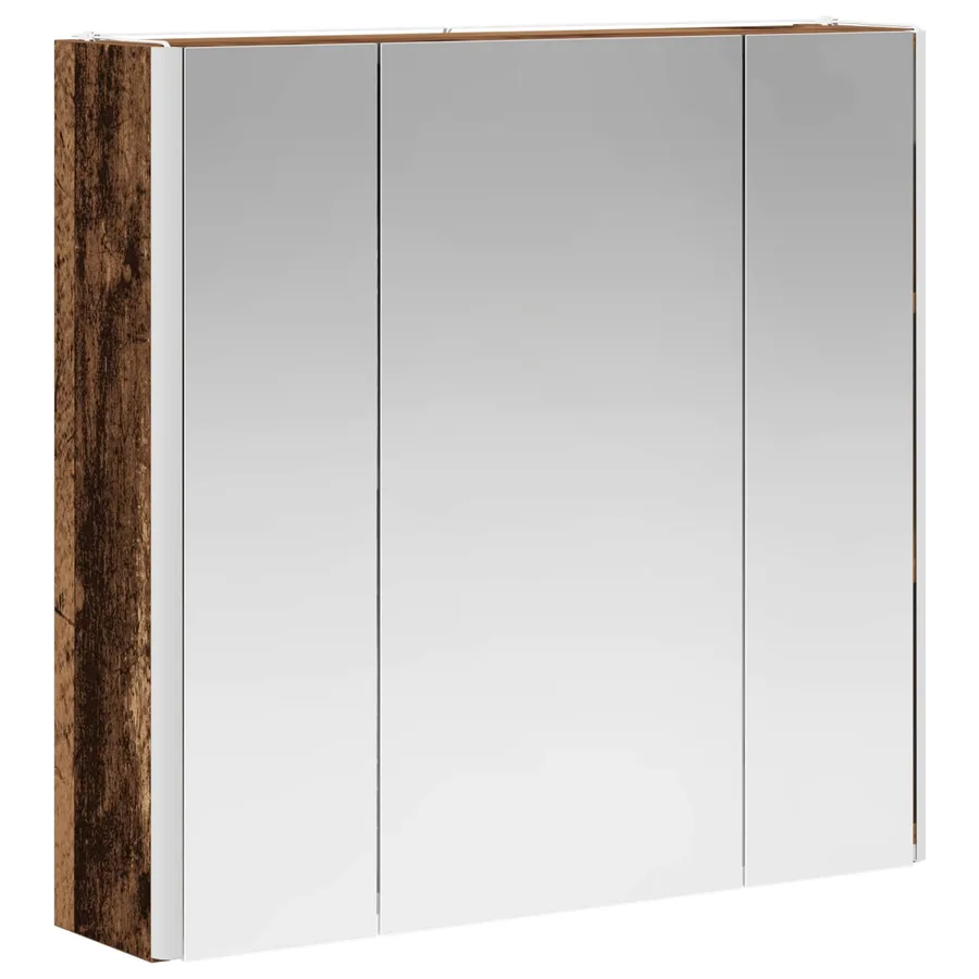 Armoire Miroir de Salle de Bain Bois ancien - 5