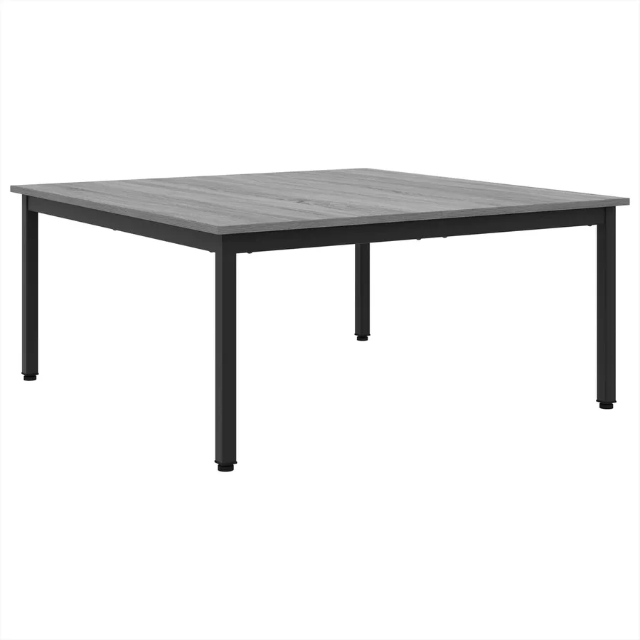 Table basse Gris Sonoma 100 x 100 x 45 cm Bois d'ingénierie - 2