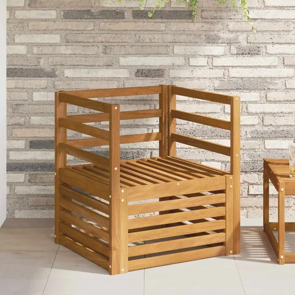 Canapé d’extérieur Bois d'Acacia Massif Naturel