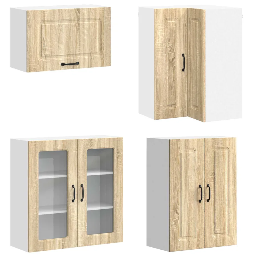 Unité de cuisine KALMAR 8 pcs Chêne Sonoma Bois d'ingénierie - 4