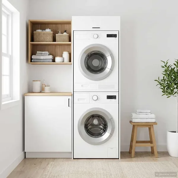 Armoire pour machine à laver Blanc 67,5 x 68 x 200 cm