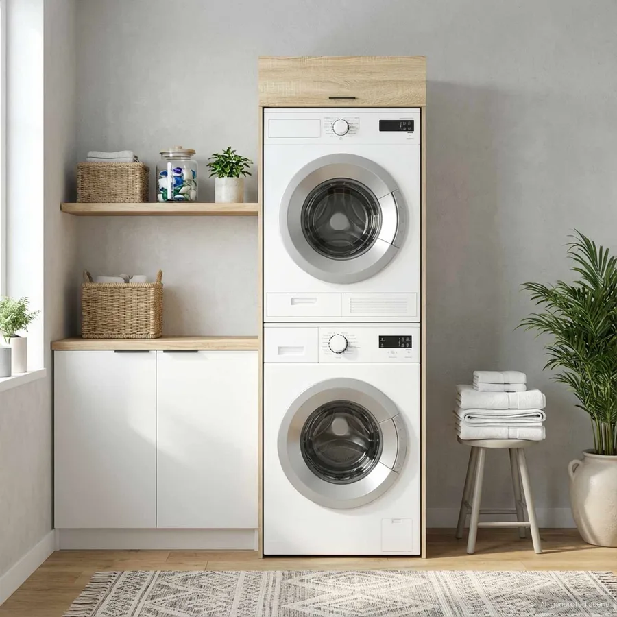 Armoire pour machine à laver Sonoma 67,5 x 68 x 200 cm - 4