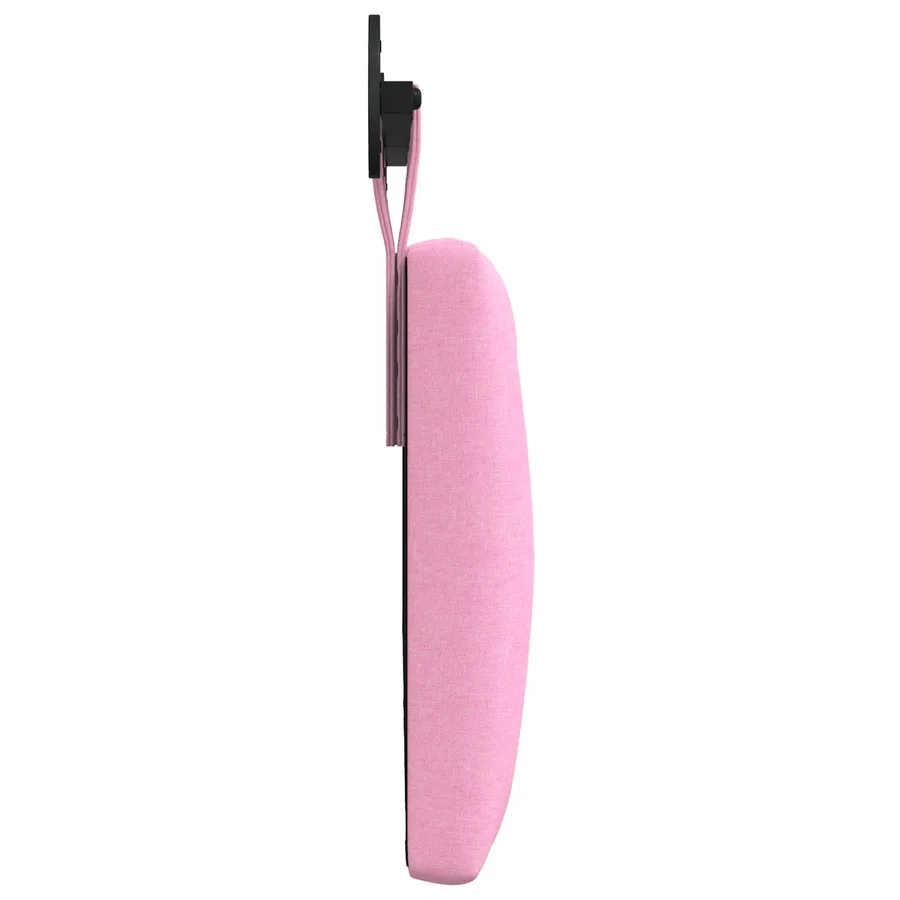 Tête de lit suspendue Rose Tissu - 6