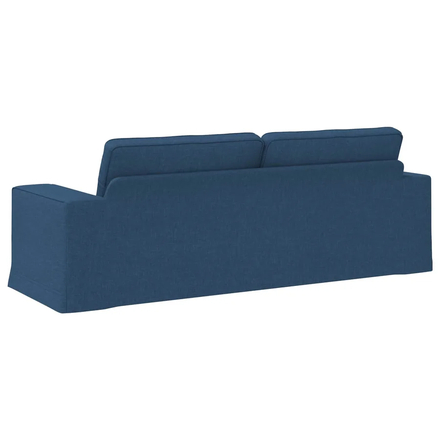 Canapé Bleu 222 x 80 x 82 cm tissu - 6