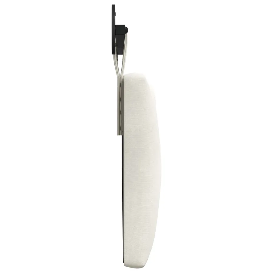 Tête de lit suspendue Avec lumière LED Crème Velours - 6